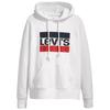 Graphic Standard Hoodie, Womens White Sweatshirt