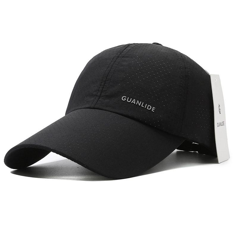 Printing Letter Guanlide Baseball Cap Outdoor Sports Sun Breathable Protection