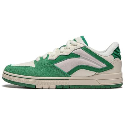 Li Ning Weiwu Pros амортизирующие износостойкие низкие кроссовки женские кроссовки белые зеленые AEPU018-4