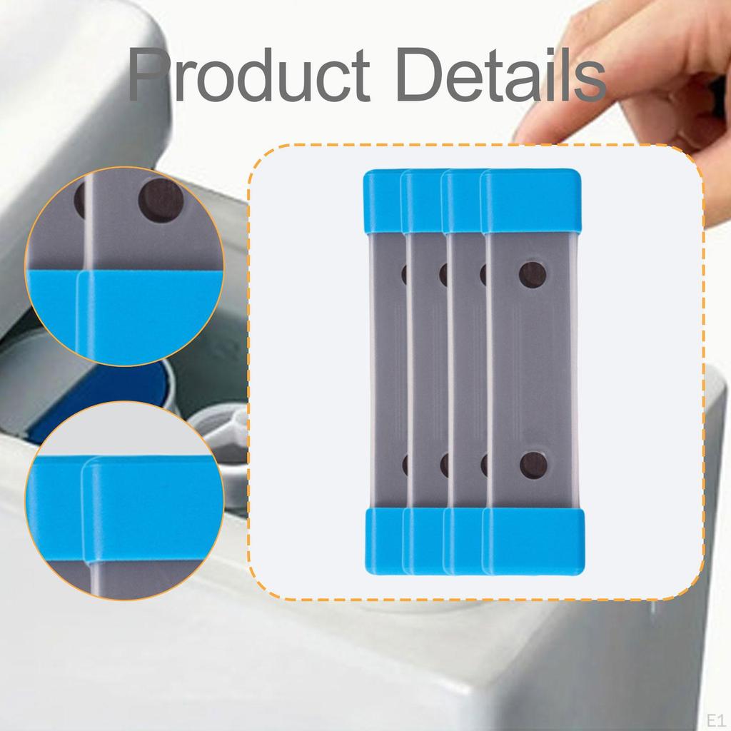 4 шт. Очиститель бачка для унитаза для большинства унитазов Практичный удалитель грязи Долгое время Общественный