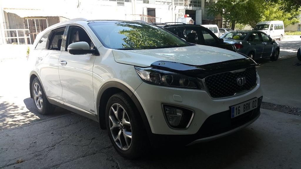 Дефлектор капота (EuroCap) для Kia Sorento III UM 2014-2020 гг