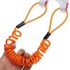 Bike Spring Cable Lock Anti-Theft Rope Alarm Disc Lock Bicycle Security Reminder Motorcycle Theft Protection 120-145cm