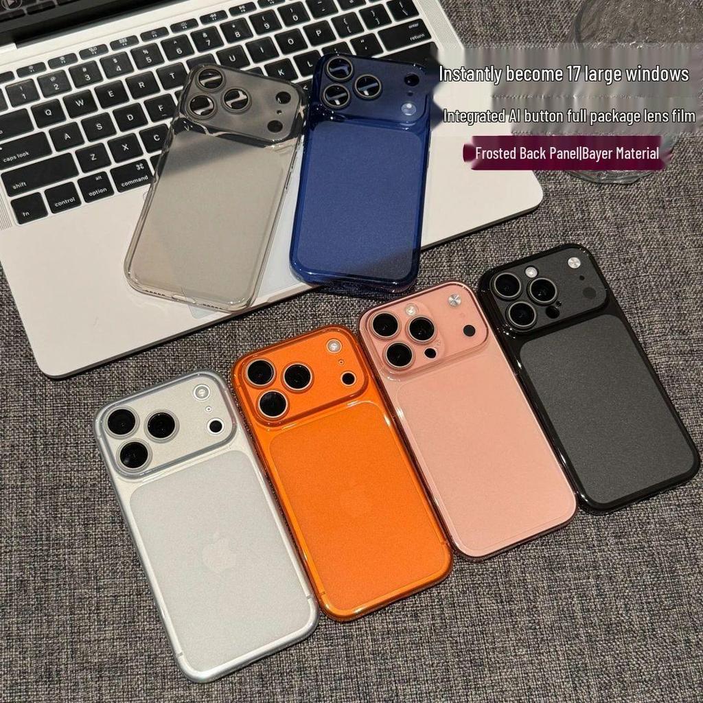 Ultra-Thin Bayer iP16 Pro Large Window Phone Case with Lens Film for Apple 14/15/12/13