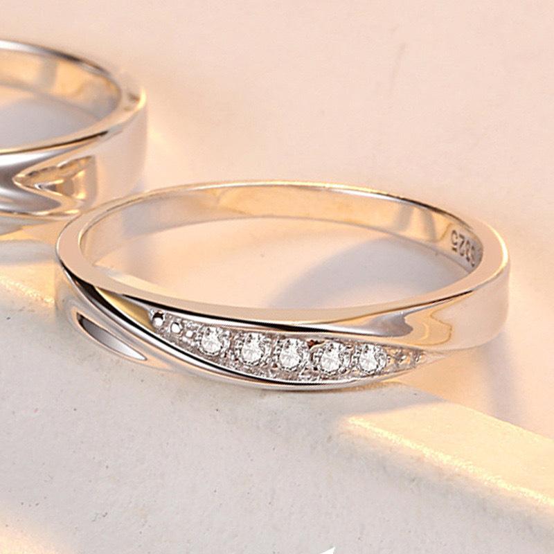 Кольцо Мёбиуса Парное кольцо Женское Корейская версия Нишевый дизайн Высокий стиль Простое Мужское и женское парное кольцо Регулируемое кольцо