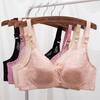 Женский кружевной бюстгальтер большого размера с сильной поддержкой, нижнее белье на косточках, мягкий, приятный для кожи топ на бретелях