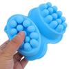 4 -Cavities Silicone Massage Soap Mold Oval Candy Making Mould Caking Baking Tray Muffin Cups