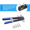 86pcs Blind Rivet Gun Heavy Duty Nut Threaded Insert Hand Riveting Kit M3-M8 Rivet Nuts Nail Gun Household Repair Tools