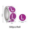 Self-Adhesive Clothing Size Sticker Round XS/S/M/L/XL/2XL/3XL Adhesive Labels Clothing Label Universal Size Sealing Sticker