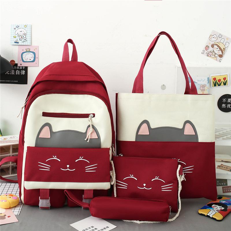Backpack for Girls Lightweight Backpack for Large Capacity Junior High School and College Students