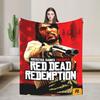 Red Dead Redemption Blankets Fleece AutumnWinter  Multifunction Soft Throw Blanket for Bedding Car Bedding Throws
