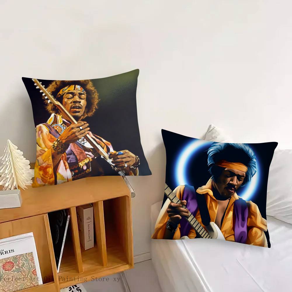 SINGER J-JIMI H-HENDRIX Наволочка Квадратная Подушка Спальня Диван Отдых Подушка для Комфорта Автомобиль Гостиная Домашний Декор