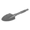 Лопата для глины 45CR стальная совок-лопатка с 1?18-дюймовый отбойный молоток для выемки грунта