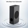 80W Home Theater Sound System Soundbar 2.1 TV Bluetooth Speaker Support Optical AUX Coaxial TV Sound Bar Subwoofer Speakers Box