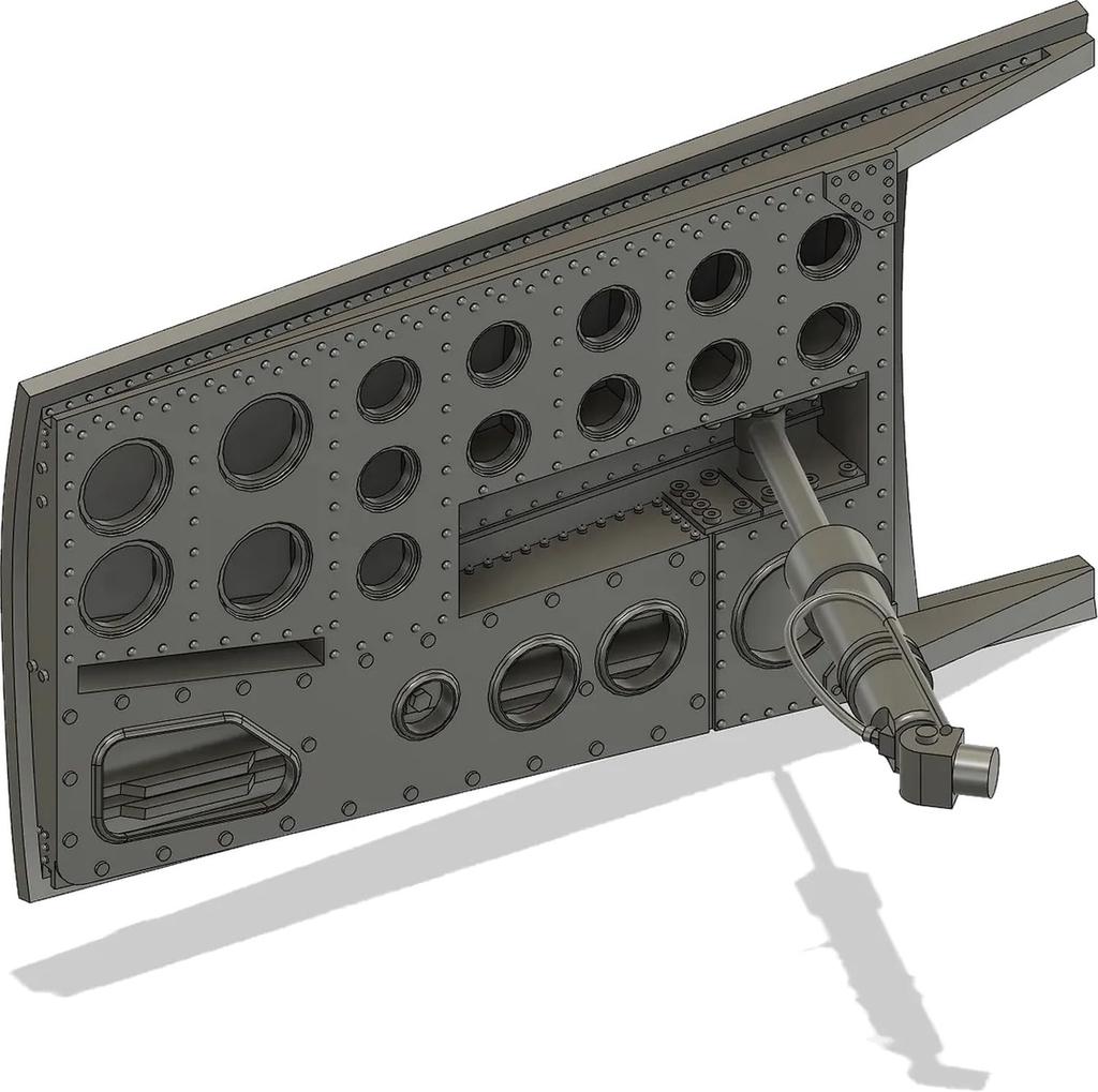 Kopecky Scale Models Пластиковые детали для модели воздушного тормоза Douglas Skyhawk KOM48026 1/48 A-4 (для Хасэгавы)