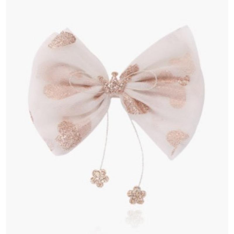 Новые заколки для волос с жемчужным бантом, марлевые 3D милые заколки принцессы для детей, головные уборы, аксессуары для волос для девочек