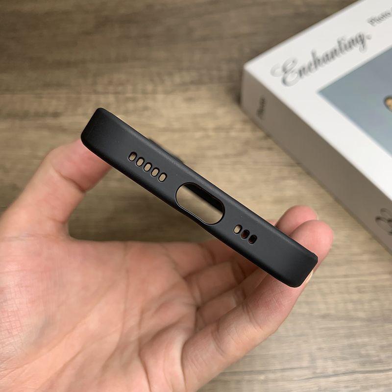 Твердый чехол для телефона из ПК с рисунком розы для iPhone 16 15 14 13 12 Pro Max 11, противоударный, с мягкими краями, прозрачный, тонкий, матовый чехол