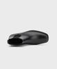Firenze Atelier [Vibram] Minimal Semi-Square Line Chelsea Boots 7430 [Fg Black]