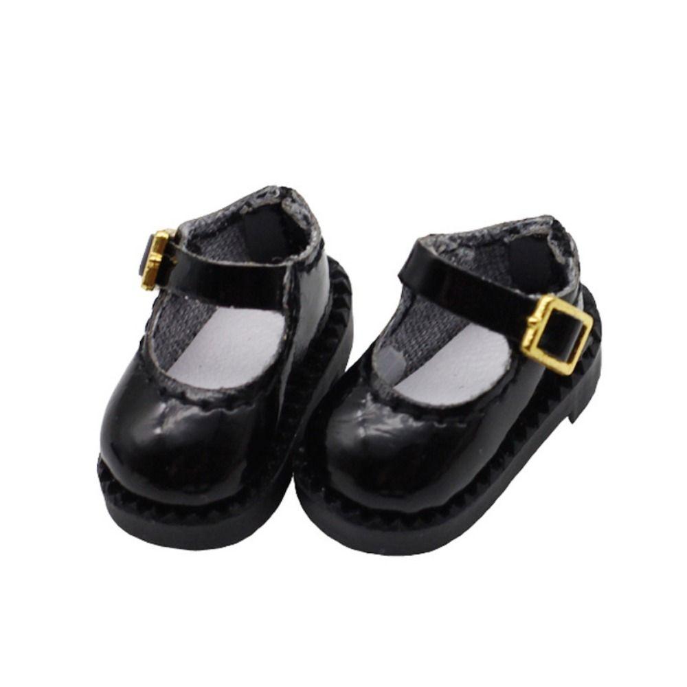 1 пара сандалий для куклы ob11 с круглым носком из ПУ кожи, туфли принцессы OB11, 12 BJD кукла, обувь из ПУ, куклы для тела