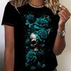 Летняя женская футболка оверсайз с 3D принтом, повседневный и модный топ оверсайз с короткими рукавами