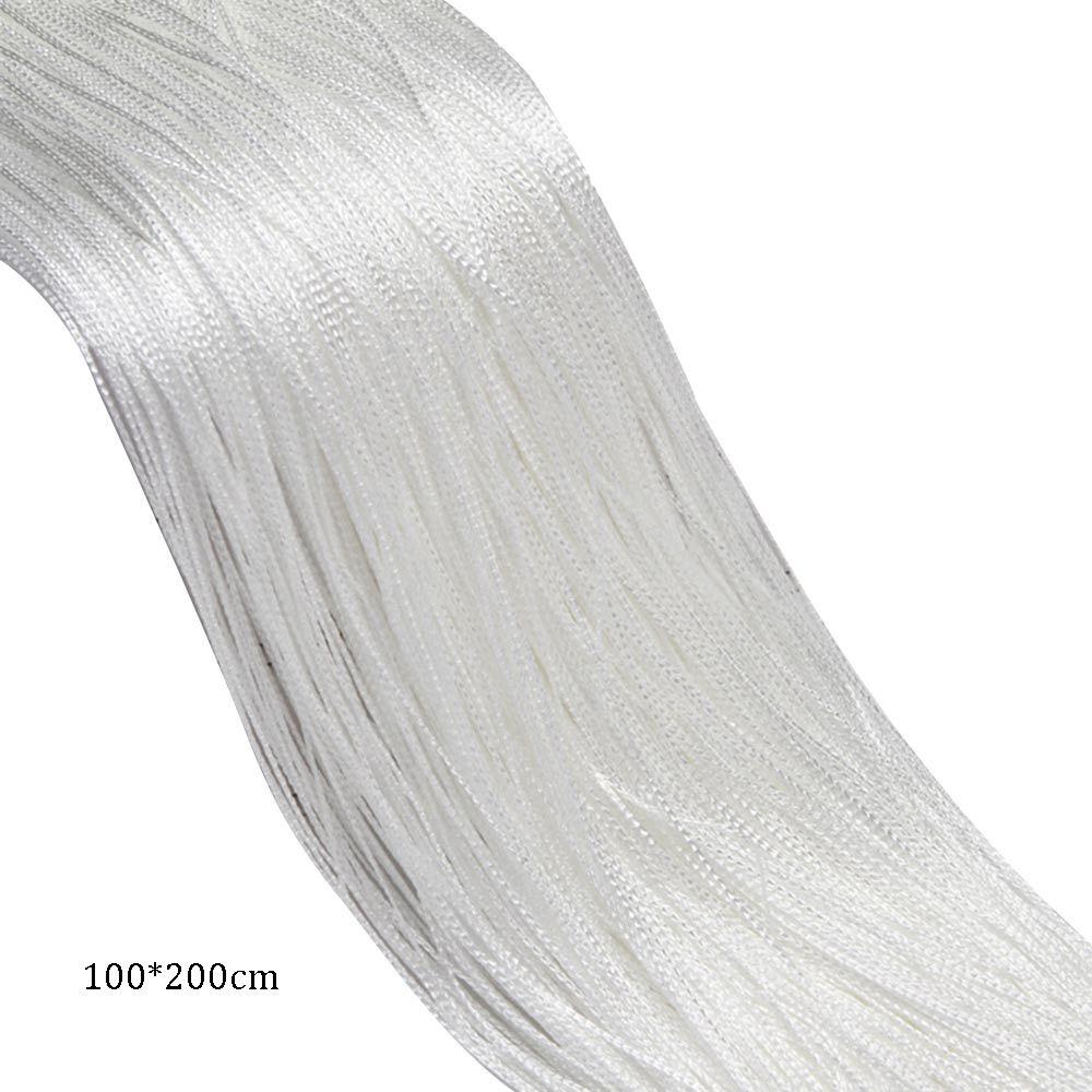 Шторы из нитей шифровального типа 100 см X 200 см, настенные шторы, экранная панель