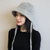 Wool Blend Fisherman Hat Knitted Woolen Basin Hat New Girl's Hat Autumn Winter