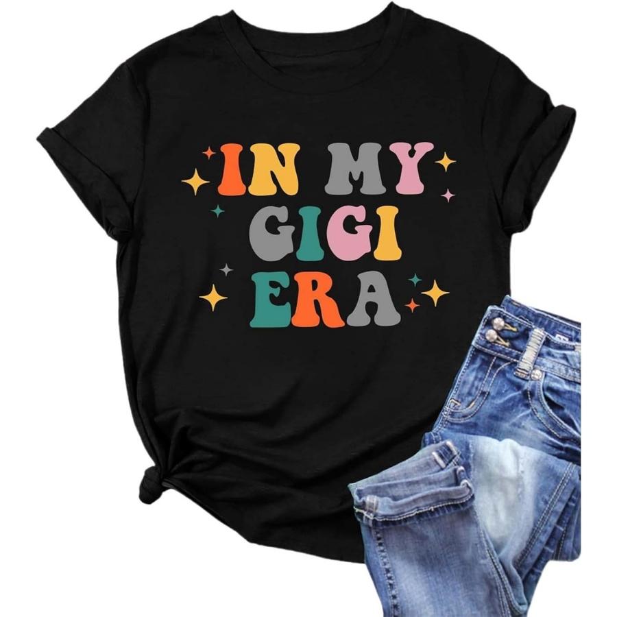Women's Casual Stylish Letter Print Short Sleeve T-Shirt for Everyday Wear and Fashion Forward Looks