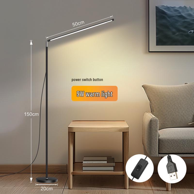 Super Bright T98 LED Floor Lamp for Living Room, Bedroom, or Study - Eye Protection and Ambient Lighting.