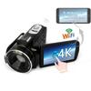 4k Support Wifi Digita Video Camera Portable 18x Zoom With 3.0 Ips Touch Screen Handheld Dv Camcorder Cam