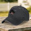 Unisex Vintage Washed Baseball Cap With Hiphop Dreadlock Design Adjustable Hook Loop Closure Lightweight
