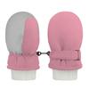 Fleece Lined Kids Mittens Waterproof Ski Mittens Thick Thermal Snow Mittens