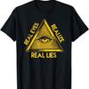 All-Seeing Eye - 'Real Eyes Realize Real Lies Pyramid T-Shirt