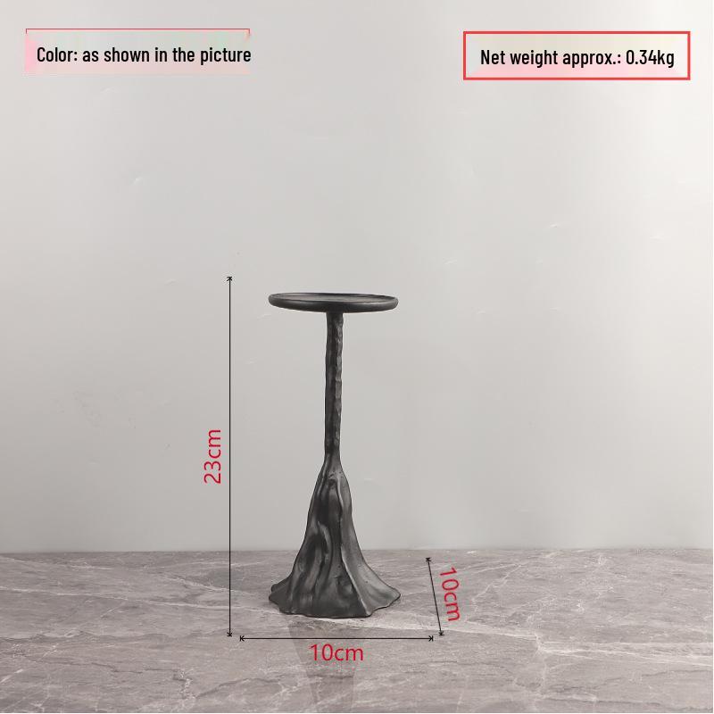 European Luxury Resin Hill Candlestick: Elegant Desk Ornament for Home, Restaurant, or Hotel Décor