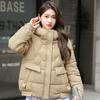 Fashion Winter Women's Cold Coat Hooded  New Thick Warm Short Parkas Female Korean Style Oversize Cotton Padded Jackets