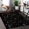 1pc Office Chair Mat with Festive Starry Sky Design - Non-Slip Carpet for Home and Office Use, Suitable for All Seasons.P042