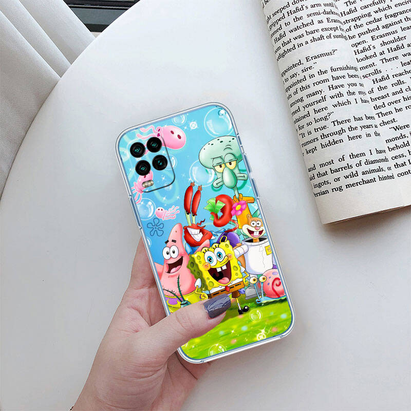 RT24 S-SpongeBos Case for Motorola E7 G6 G7 G8 G9 Plus Power Play G10 G20 G04 E30 E40 E22 E20 E13 E15 G22 G23 G05 G75 G35 G55