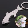 1X  Metal Big Shark Beer Bottle Opener Keychain Keyring Keyfob Creative Gift