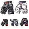Snake Cobra Wolf Skull Panda Shark Monkey MMA Muay Thai Kick Boxing Shorts Martial Art UFC Boxer Unisex Men Women Pants Training Sport