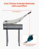 VEVOR Guillotine Shear, 500 mm Bed Width Benchtop Cutter, Manual Hand Plate Shear for Metal Sheet Processing, with Q235 Material, High Precision