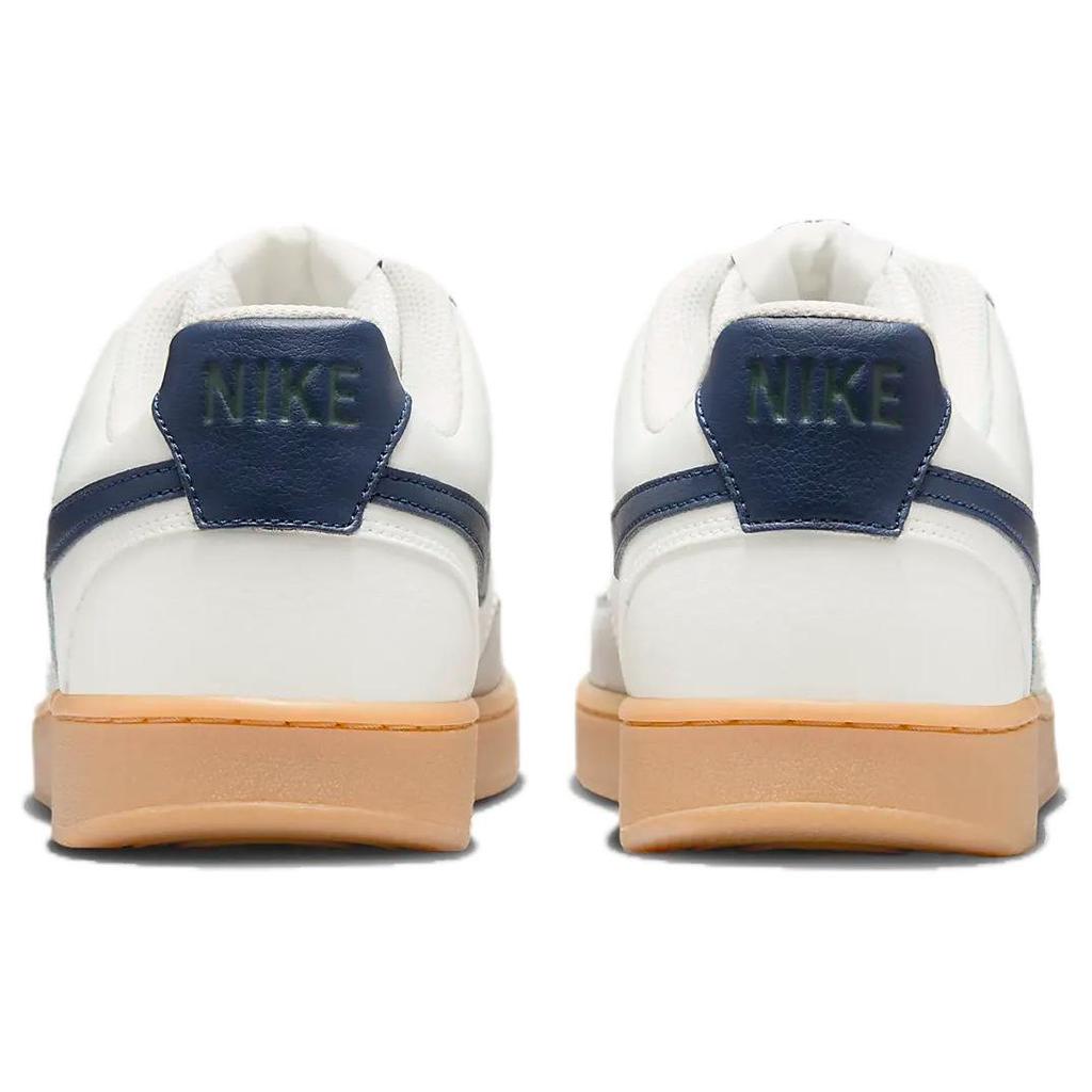 Nike Court Vision Low Sail Midnight Navy Мужские кроссовки Кремовый каучук-светло-коричневый Светло-железная руда HF1068-133