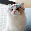 Плетеные вручную ошейники для домашних животных с цветными маленькими цветами, крючком, слюнявчики для кошек, ошейники для собак, ошейники для сиба-ину и шейные кольца