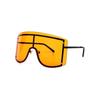 Fashion Luxury Women Sunglasses Blue Yellow Gradient Designer Ladies Sun Glasses  Rimless Brand Shades