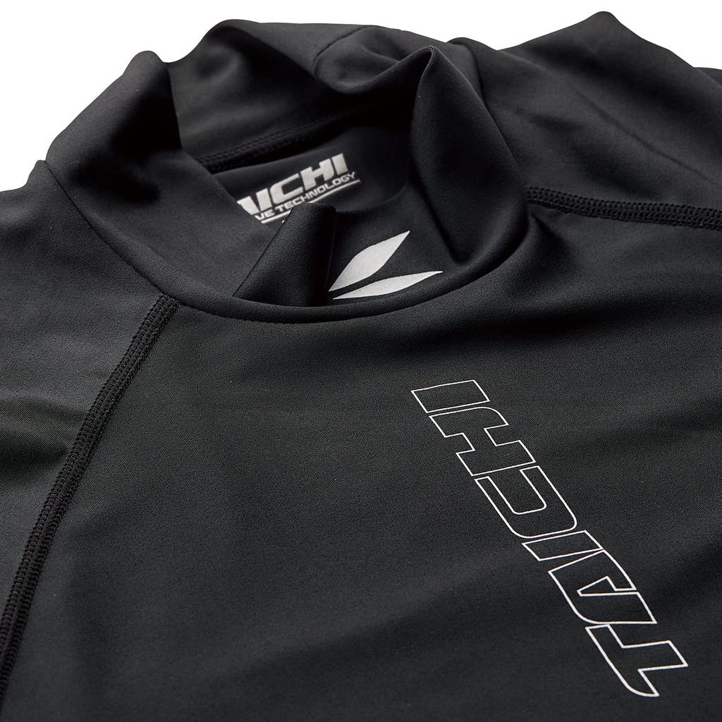 RS TAICHI Cool Ride Sports Undershirt RSU320 BLACK UV Protection 3XL, Sweat-Wicking, Quick-Drying, Cool-Touch,