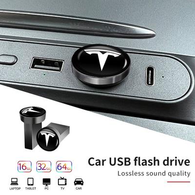 16/32/64 ГБ Автомобильный USB-накопитель MINI Музыкальная флешка Аксессуары Для Model 3 Model S Model X Model Y Roadster Bonina Coi