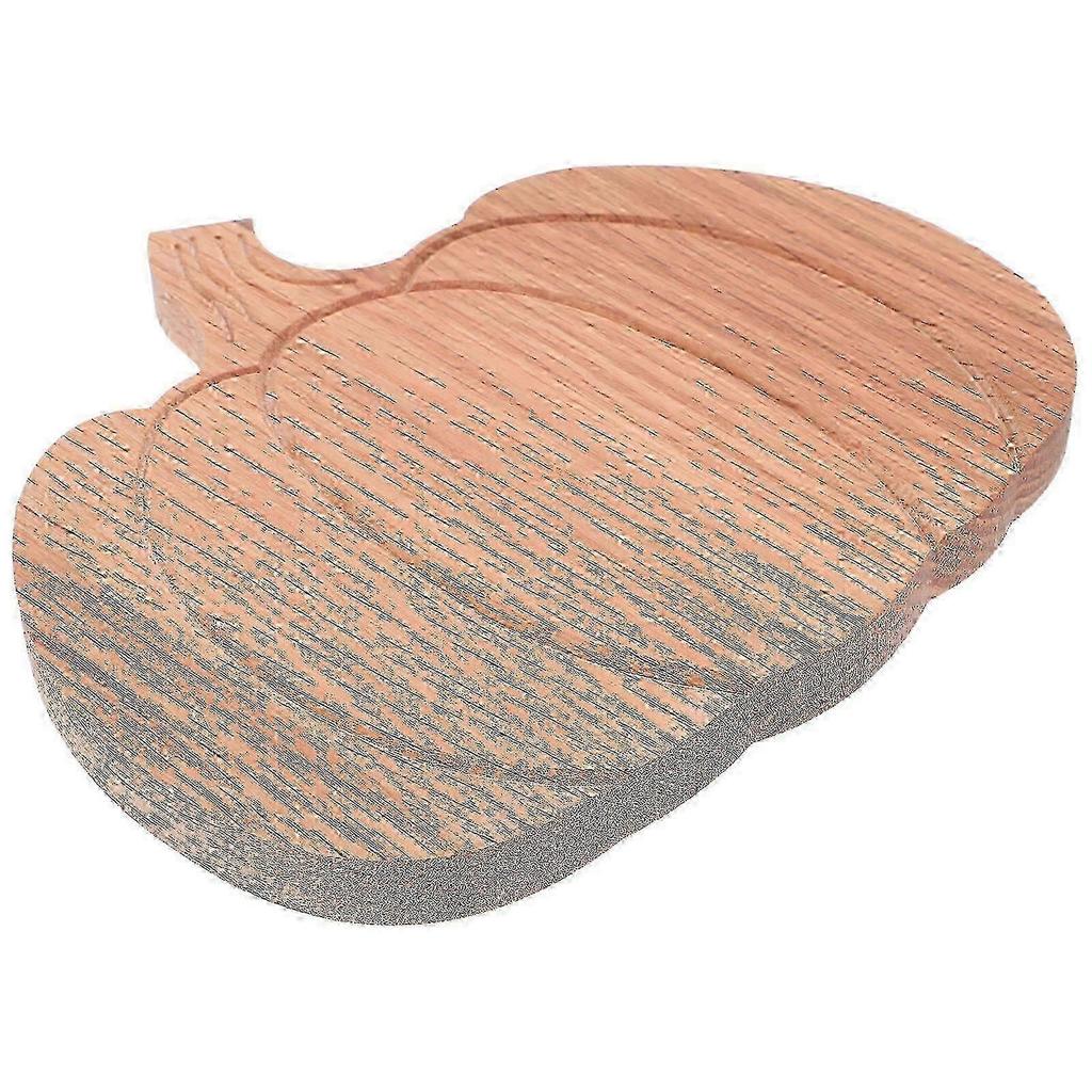 Pumpkin Shaped Wooden Cutting Board for Meal Prep & Serving – Lightweight Oak Charcuterie Tray for Cheese, Vegetables & Seasonal Snacks