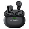 Беспроводные наушники SANSUI Bluetooth-наушники Bluetooth с шумоподавлением Автоматическое сопряжение IPX6 Непрерывное воспроизведение Быстрая зарядка Кодек AAC SBC Маленький