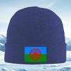 Wheel central sky grass emblem Men Women Unisex Knitted Hat Beanie Pullover Cap Winter Thermal Warm Christmas Outdoor Cycling Hi