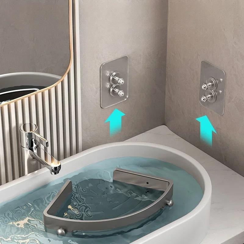 Трехслойная полка для ванной комнаты, полка для душа без гвоздей, пластиковая полка для шампуня, душевые принадлежности, хранение, аксессуары для ванной комнаты