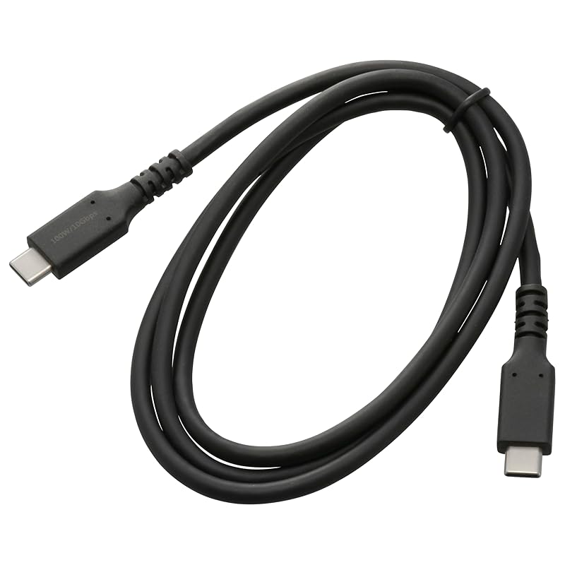 Ом (OHM) Кабель USB Ohm Electric AudioComm Type-C для сверхбыстрой зарядки PD-совместимый USB3.2 Кабель USB Type-C PD100W 1 м для iPhone и Android-смартфонов