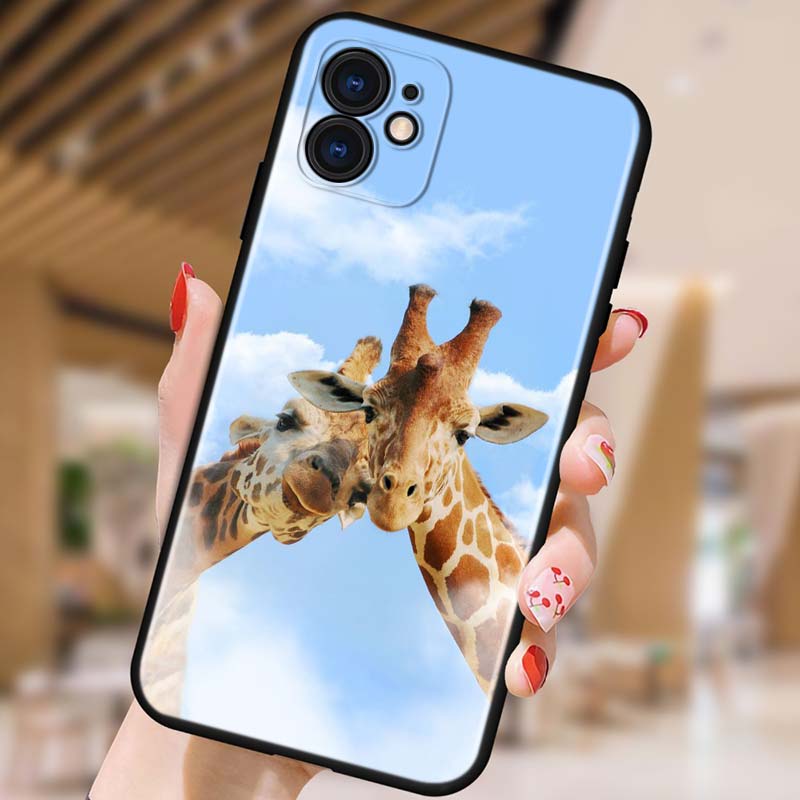 Чехол для телефона с изображением жирафа для iPhone Samsung Galaxy Redmi Xiaomi Oppo OnePlus Note SA 7 8 9 10 11 12 13 14 20 21 22 23 53 54 Pro Max Plus Ultra TPU Soft