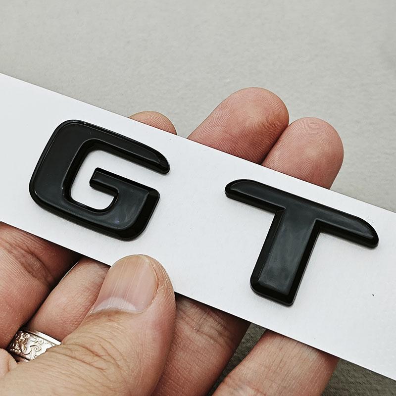 Logo GT C GT Letters For Mercedes Benz AMG GT GTC Badge Emblem Stricker - Rear Trunk Decals Tail Exterior Accessories QS1